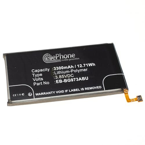cellePhone Akku Li-Polymer kompatibel mit Samsung Galaxy S10 (Ersatz für EB-BG973ABU)