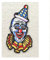 Zum Aufbügeln: Clown 12 x 6 cm (01)