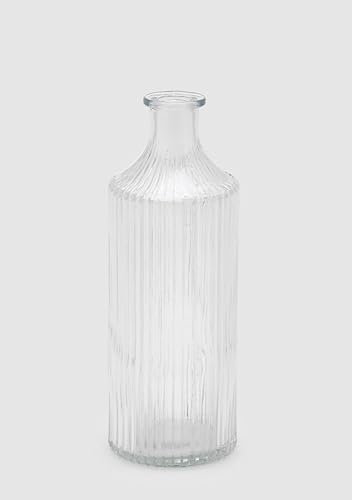 EDG Enzo De Gasperi Enzo De Gasperi Vase Flasche H 22 cm D 8 cm 2 Natural Transparent 1 Stück