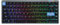 EPOMAKER Luma84 Low Profile Aluminium Mechanische Tastatur, QMK/VIA Programmierbar, Tri-Mode Kabellos, Win/MAC/Linux Kompatibel, RGB Backlight (Schwarz&Blau, Gateron Low-Profile-Rot-Schalter)
