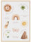 Affirmationsposter für Kinder DIN A3 | Poster positive Glaubensansätze Kinderzimmer | Poster mit Affirmation als Geschenk zur Geburt, Taufe, Kindergeburtstag (Tiere & Natur, DIN A3, Ungerahmt)