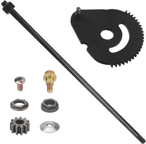 738-0919B Lenkwelle & 617-04094 Sektorgetriebe-Set für Troy-Bilt Craftsman MTD 247288841 247288810 24728905 Rasenmäher, ersetzt 738-0919B, 738-0919A, 753-04 517, 70 cm. 380919, 75304517