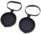 2Pcs Protective Rubber Objective Lens Covers Fits for Binoculars Monoculars with Outer Diameter 61-64mm