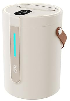Barturry 2.5L Dual Nozzle Bedroom Humidifier with Cool Mist and Night Light, Ideal for Home Office and Travel, LCD Display
