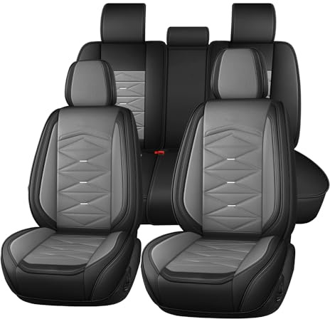 Jooexel Autositzbezüge Universal passend für VW LT Transporter T4 T5 T6 T6.1 T7 Schonbezüge Set Premium Nappaleder Sitzbezüge