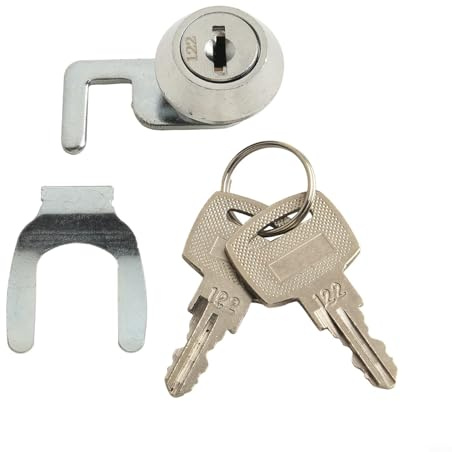 Verrou à came en alliage de zinc à clip rapide pour tiroirs, casiers, armoires métalliques, boîtes de vol, serrure sécurisée avec codes clés uniques pour une protection améliorée