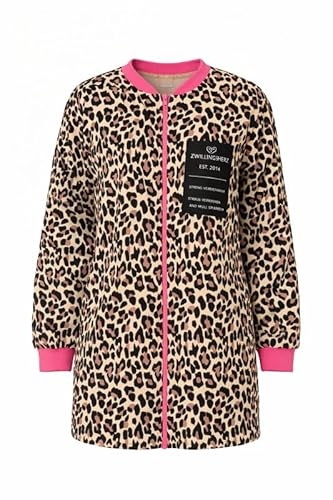 Zwillingsherz Damen Jacke Bomberjacke Sweatmantel – Happy bequeme Passform schützen zuverlässig vor Wind