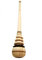 Made in Mexico Batidor de madera tallado a mano, 32 cm, utensilio tradicional de chocolate caliente Molinillo