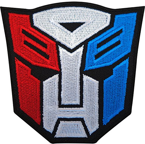 Transformers Aufnäher zum Aufnähen oder Aufbügeln, besticktes Logo, Film, Cartoon, Spielzeug