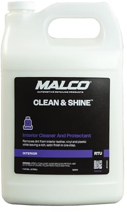Malco Clean & Shine Interior Car Cleaner and Dressing Spray, 1 Gal.