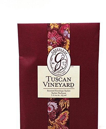 Unbekannt Greenleaf - Duft-Sachet Duftsäckchen Dufttüte Duftgranulat Duftbeutel Tuscan Vineyard