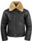 Noble House Stuka Mocca Herren Fliegerjacke Lederjacke Schaffell (3XL)