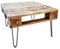 daves redesign Couchtisch aus Palette Industrial beflammt mit Hairpin-Legs Hand-Made in Germany Beistelltisch Holztisch Vintage Wohnzimmertisch Holz Industrial Shabby Chic Palettenmöbel antik