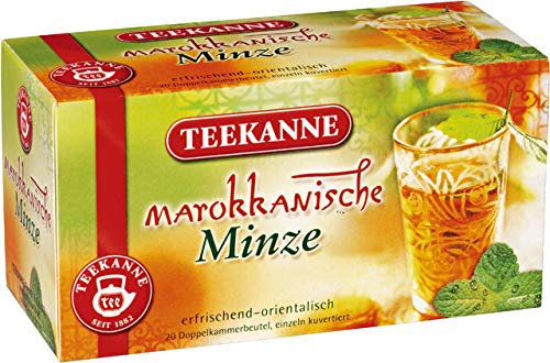 TEEKANNE Kräutertee Marrokanische Minze, Beutel kuvertiert, 20 x 1,8 g (20 Stück), Sie erhalten 1 Packung á 20 Stück