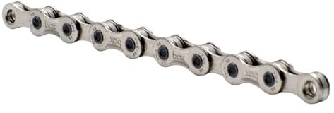 Box Two Prime 9 Chaîne de vélo de montagne 126 L Finition nickel E-Bike/Non E-Bike Chaîne de vélo à une vitesse | VTT 11/12 vitesses large étroit/BMX 3/32