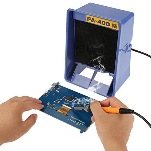 Solder Smoke Extractor Fan for Soldering Station - Silent Smoke Absorber with Extractor Fan and Filter
