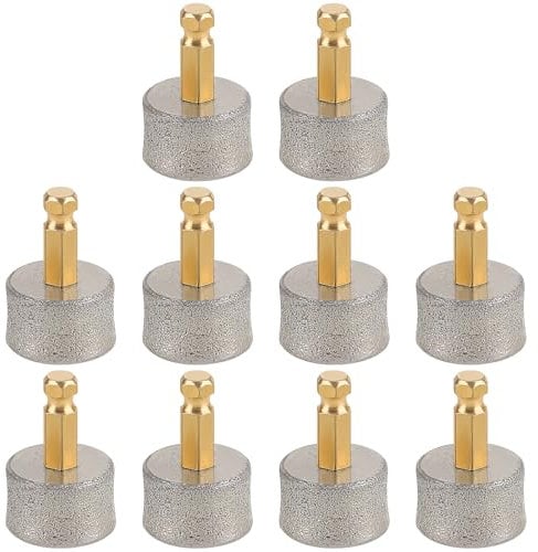 VILLCASE 10pcs Dog Nail Grinder Replacement Head, Pet Nail Grinder Diamond Tip Replacement, Spare Grinding Head Nail Trimming Accessory for Electric Pet Paw Trimmer Nail Grinder