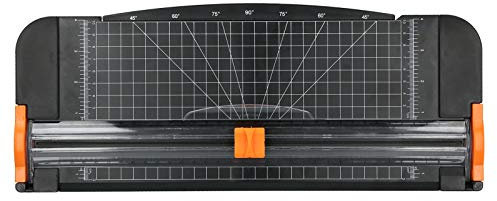 Liccx Coupe-Papier, Coupe-Papier Portable A2 A3 A4 A5, Coupe-Papier Standard Coulissant de sécurité, pour Papier, Photos, étiquettes, Cartes, etc.