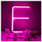 ENUOLI LED Pink Neon Letters Sign Neon Night Lights LED Alphabet Neon Lights Wall Decor Lighting Bedroom Light up Words for Wedding Birthday Party Christmas Home Bar Club Decoration (E)