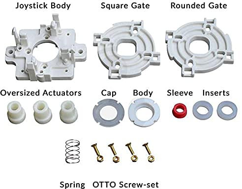 Arcade OTTO Joystick DIY Upgrade Kits Korean Style V2 Kit for Sanwa JLF-TP-8YT Joystick / Hori Hayabusa Joystick