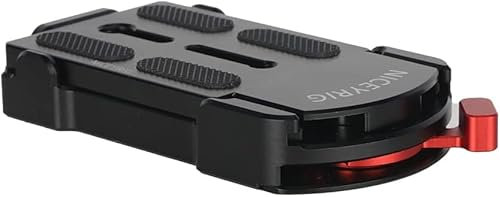 NICEYRIG Schnellwechsel-Kamera-Grundplatte für DJI Ronin RS 2/RSC 2/SC/S und Zhiyun Weebill S/Weebill 2/Crane Series Gimbal Stabilisator und Stativ