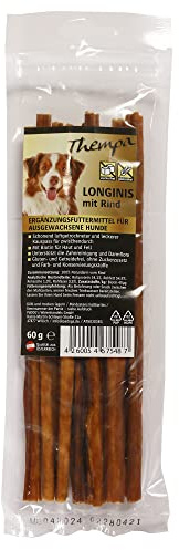 Thempa Longinis mit Rind 60g I Hundesnack I Belohnung I Kauspass für den Hund I Hergestellt in Österreich