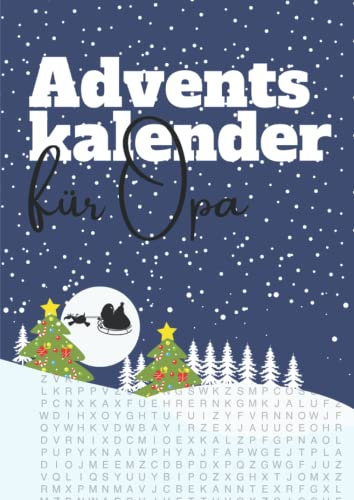 Adventskalender für Opa: Rätsel Adventskalender 2022 für Senioren