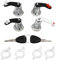 CANTONDZ Cilindri della serratura della porta dell'auto Kit Serratura a 4 Barilotti con 2 chiavi Compatibile con Master MK Megane Clio Opel Movano Interstar 7701470944 7701470945 7701470952