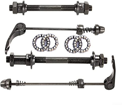 HEIBTENY Fahrradachse vorne hinten Schnellspannspieße mit 25 mm Nabenlager