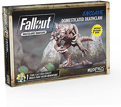 Modiphius Entertainment | Fallout Wasteland Warfare | Enclave: Domesticated Deathclaw | Miniatures | Unpainted