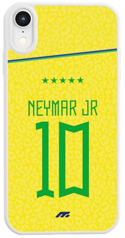 MYCASEFC Coque Football Neymar Jr Bresil ASUS Zenfone 4 Max ZC554KL. Housse de Football pour Smartphone pour Les Fans de Football - Idée Cadeau - Design de qualité supérieure.