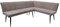 HTI-Living Eckbank 195 x 154 cm Mesilla Braun Sitzbank Polsterbank