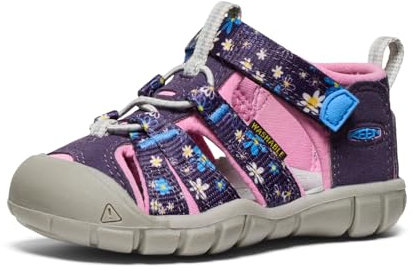 KEEN Garçon Unisex Kinder Seacamp II CNX Sandales, Daisies Marina, 20 EU