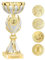 KDO MAGIC Trophée Personnalisable - Coupe personnalisée avec Texte - Gravure - Plusieurs modèles - Or et Argent - Cadeau fête des Pères, Anniversaire, Sport (Modèle Champion)