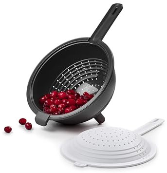 Tupperware Double Colander, Dishwasher Safe and BPA Free (2L and 400ml)