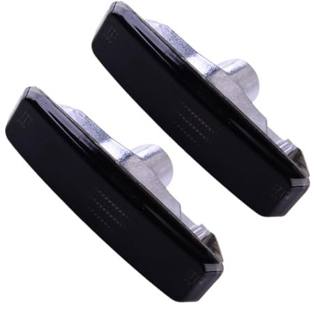 ciciTree 1Paar Schwarze Kotflügel Seitenmarkierungsleuchten Abdeckungen Passend für BMW 5 E39 525i 528i 530i 540i 1997-2003