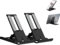 VINPAM Faltbarer tragbarer iPad-Ständer, verstellbarer Tablet-Halter für 4-13-Zoll-Geräte - Ergonomisches Schreibtischzubehör kompatibel mit iPad 10.9-12.9, iPhone 15 Pro Max, Galaxy Tab, Switch