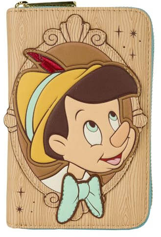 Loungefly Disney Pinocchio Geldbörse mit umlaufendem Reißverschluss