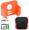 Support de Montage Mural App Le TV, Support Mural pour Boîtier de Télévision, Support de Fixation Murale pour TV Box, Compatible avec App Le TV 4K et Toutes Les Générations d'apple TV (Orange)