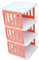 Zerodeko Easy putz platzsparende Shoe Stand Schuhe kommode Shoe Cabinet Tür Gestell Schuhorganizer für den Schrank eng Regale zur Aufbewahrung von Schuhen Mehrschichtiges Schuhregal Plastik