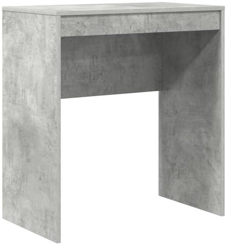 vidaXL Scrivania Computer Grigio Cemento