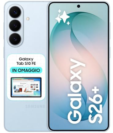 Samsung Galaxy S26+, 256GB, Sky Blue [Versione italiana]