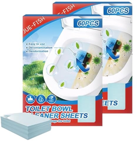 Toilettenreiniger 120 Stück, 2er Pack Wc Reiniger Tabs Extra Stark, Starke Reinigungskraft Toiletten Reiniger Extra Stark, Schnell Löslich, Für Dauerhaft Frische Sauberkeit