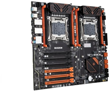 X99 F8D Plus LGA 2011-3 XEON X99 Motherboard unterstützt Dual CPU E5 2640 2666 2670 2696 V3 V4 DDR4 RECC NVME NGFF