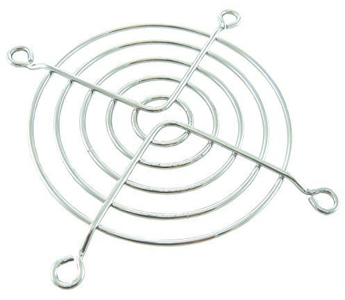 AABCOOLING Rejilla 80 plateada- cubierta del ventilador 80x80 mm
