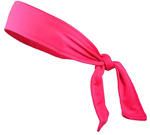 Kenz Laurenz Stirnbänder zum Binden für Damen und Herren, Laufen, athletisches Haarband, elastisch, Sport, Basketball, stetchy, Yoga, Workout, Schweißbänder, verstellbar, rutschfest,