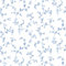 Norwall CK36603 Seed Trail Blues & White pre-Pasted Wallpaper, Blue, Navy & White