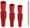 TOX Allzweckdübel Tri Profi Set 100x6/51 100x8/51 50x10/61 1xReinigungsbürste 250 Stück