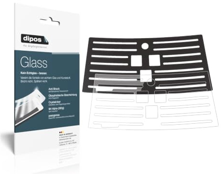 dipos 2x Displayschutzfolie 9H klar für Philips EP4050/00 Tropfblech | Bricht und splittert nicht, kein Echtglas, Anti-Shock, passt perfekt, kratzfest, blasenfrei, hüllenfreundlich, selbstklebend
