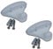 2x ClipOn Türstopper - DOPPELPACK Türhalter Türaufhalter Türenstopper Tür Wandschutz